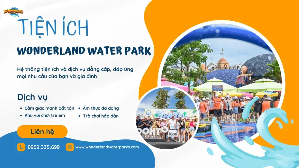 Tiện ích Wonderland Water Park Phan Thiết