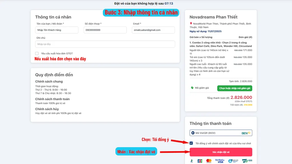 Đặt vé Wonderland Water Park